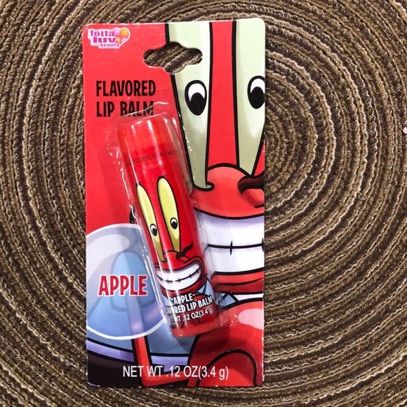 SpongeBob Squarepants Makeup Spongebob Plankton Lip Balm Apple